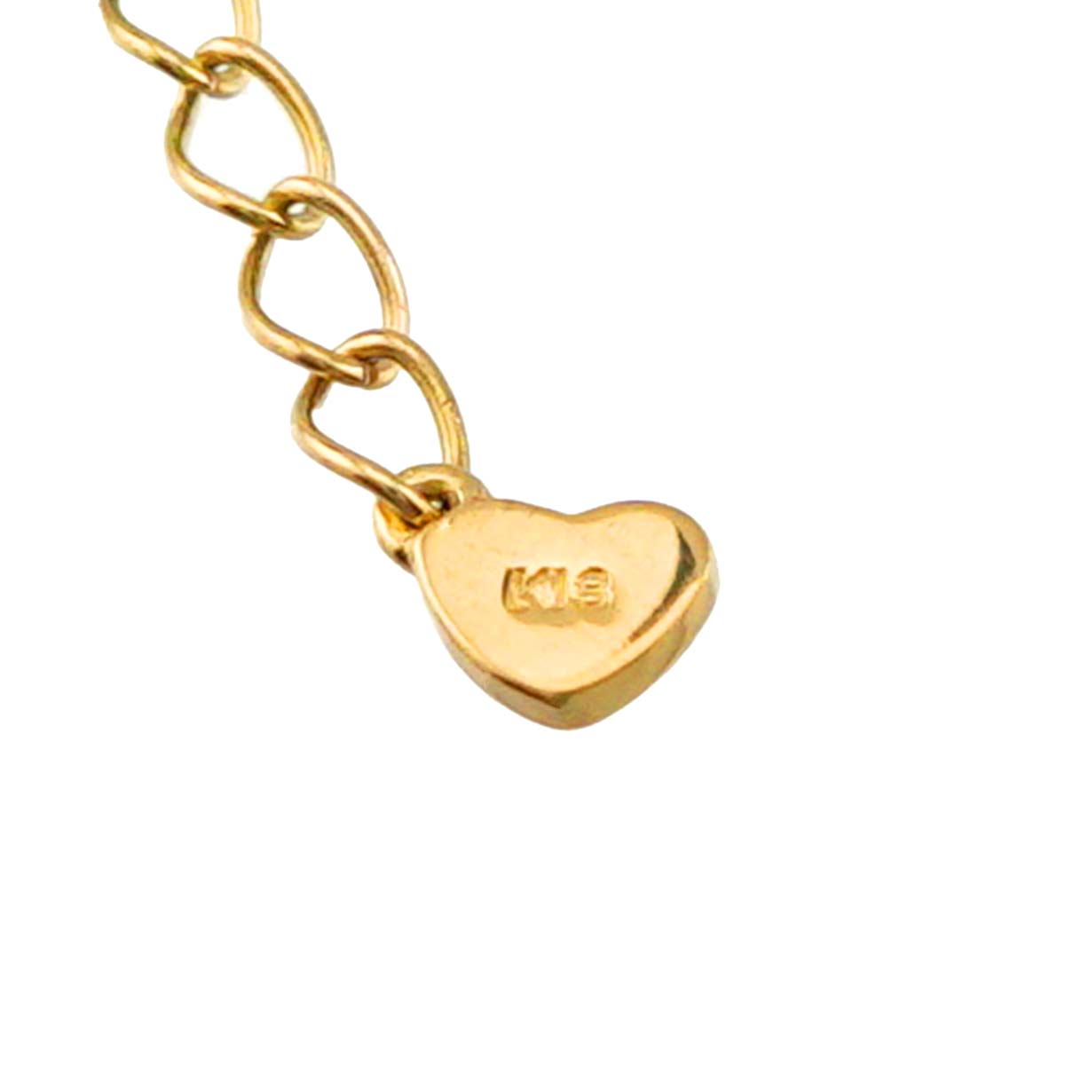 Cross Diamond 0.24ct Necklace 18K YG 750