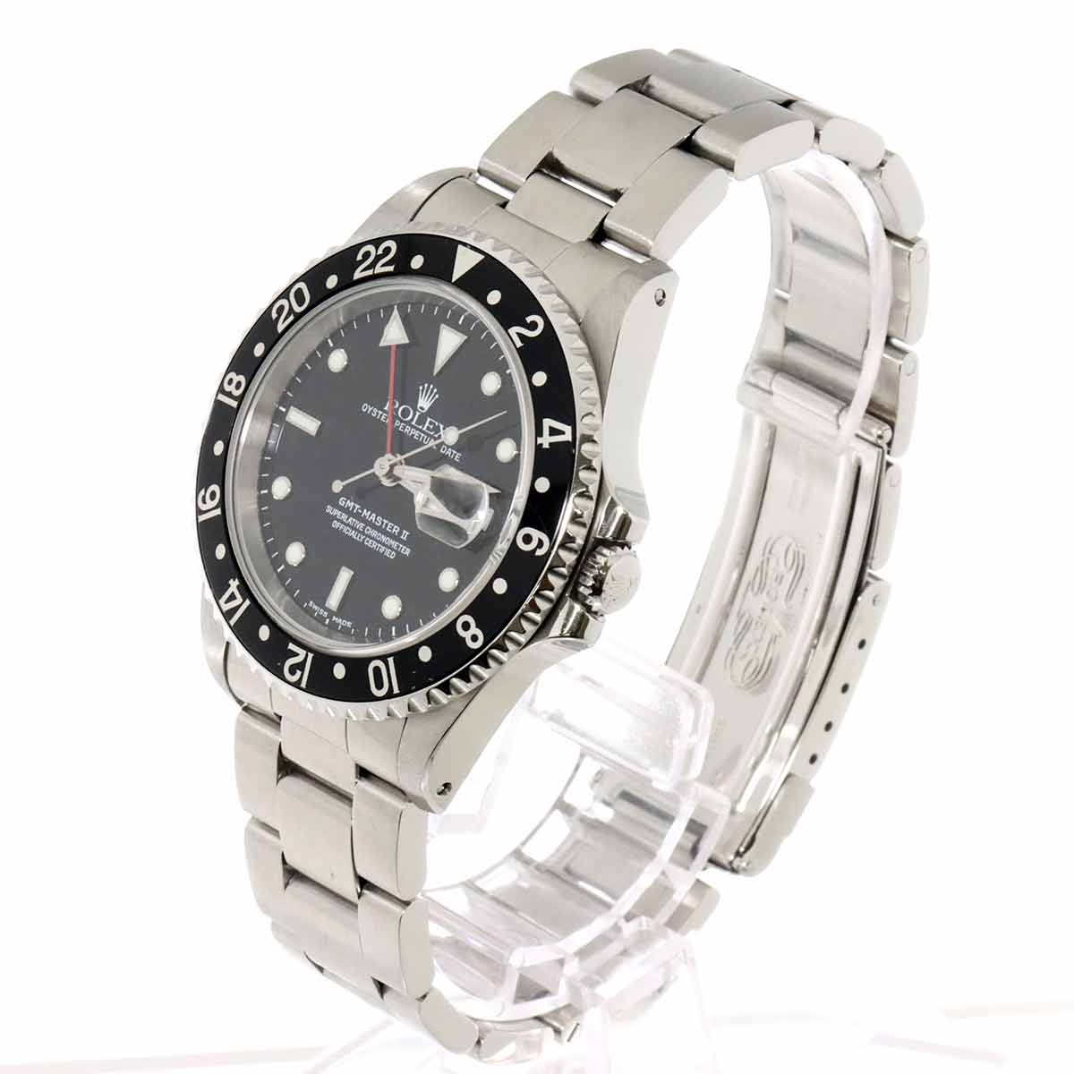GMT Master II 16710 Serial A Date Black Dial Mens Watch