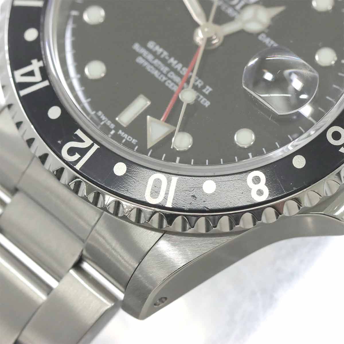 GMT Master II 16710 Serial A Date Black Dial Mens Watch