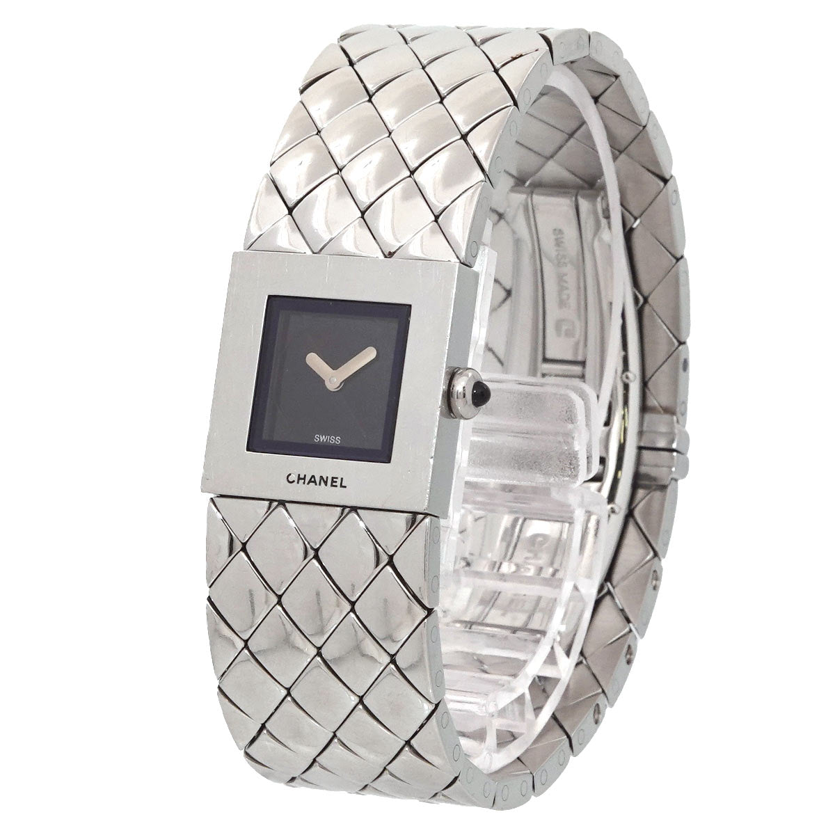 Matelasse H0009 Quartz Black Dial Ladies Wrist Watch