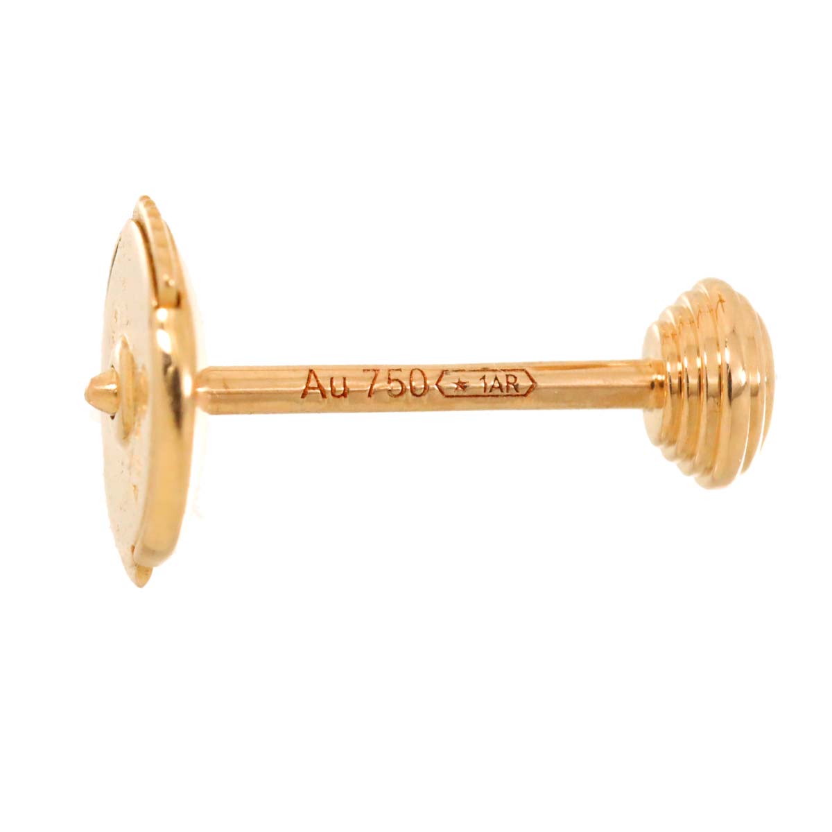 Damour Diamond Earring Pierced XS 18K PG 750