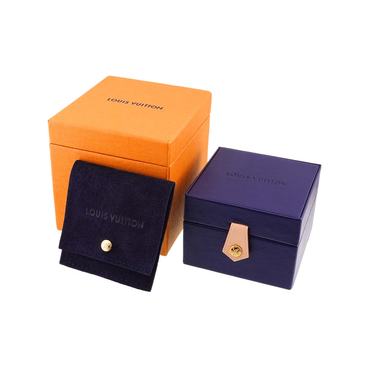 Empreinte Earrings Pierced 18K YG 750