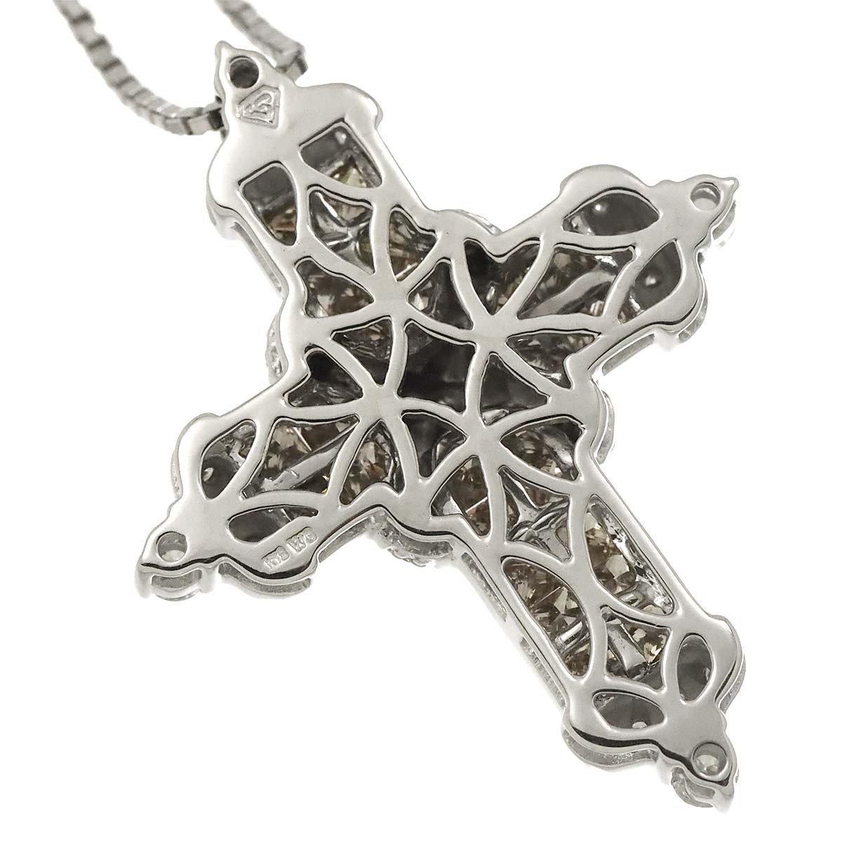 Diamond Necklace 18K WG White Gold 750 90285829