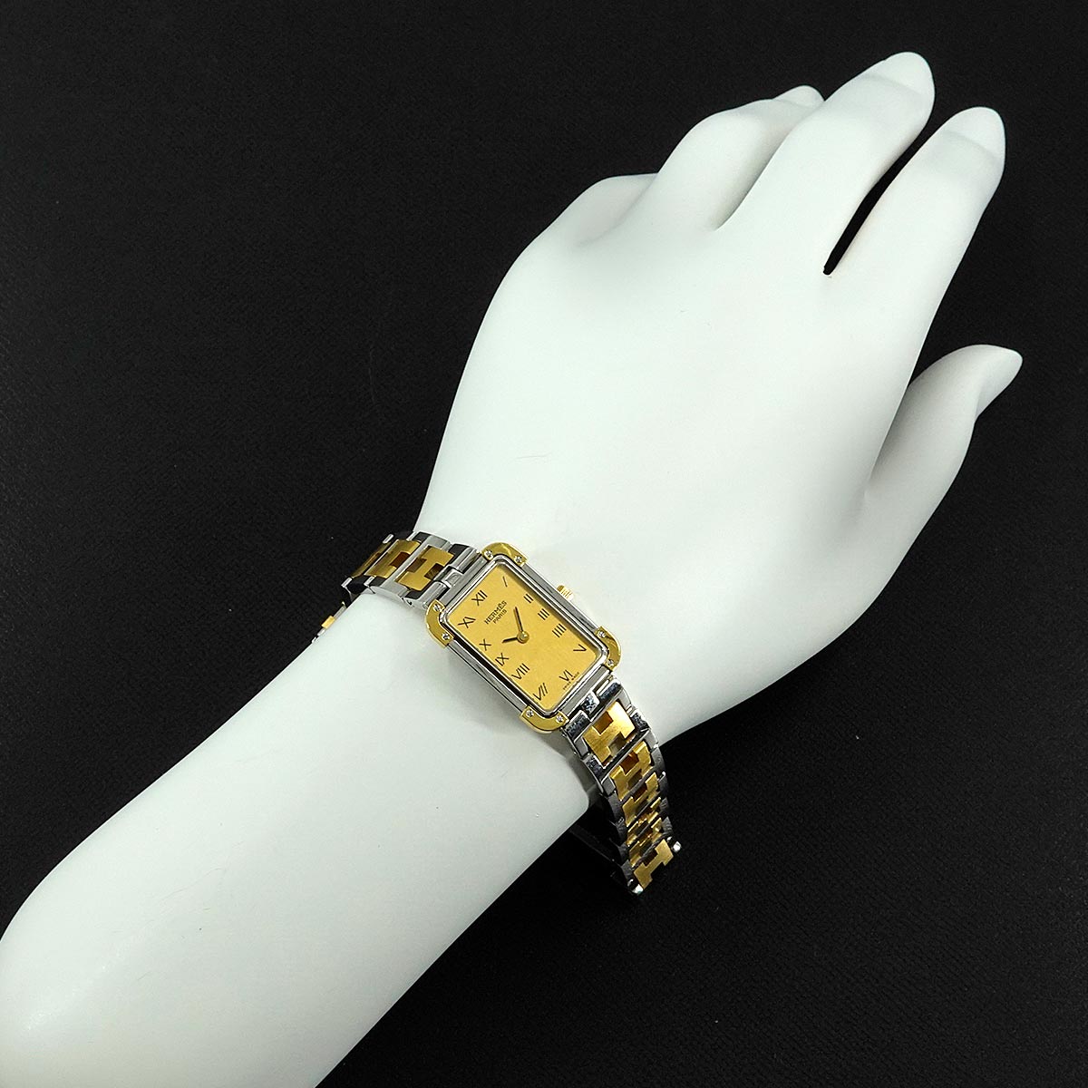 Croisiere CR1.240 Quartz Gold Dial Ladies Watch