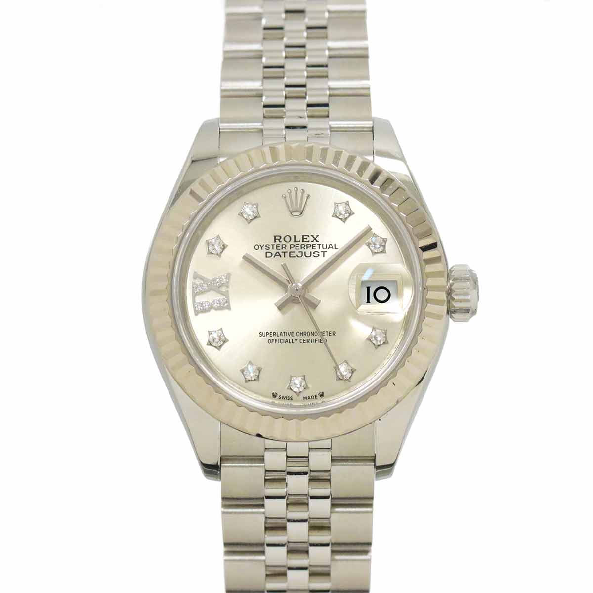 Datejust 279174G Random Serial 750 WG Silver Dial Ladies Watch