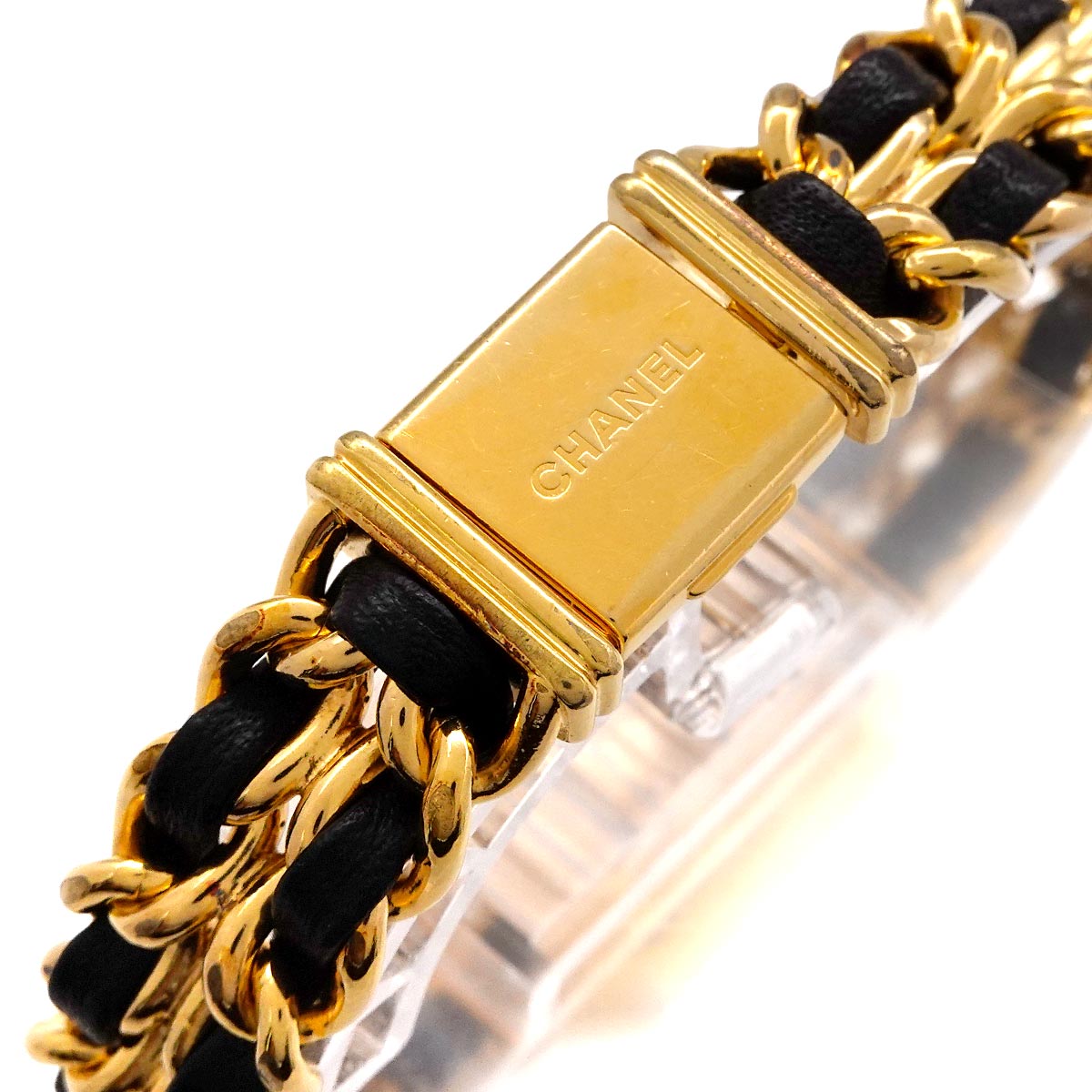 Premiere Size L H0001 Vintage Quartz Black Dial Ladies Watch