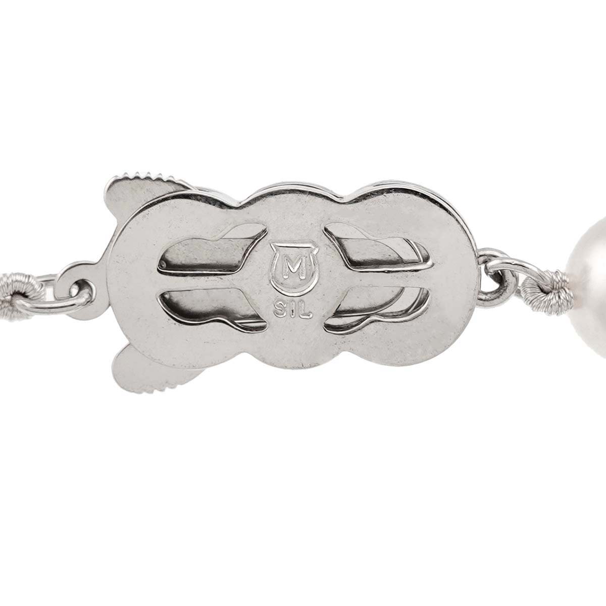 Akoya Pearl 7.3-7.0mm Necklace SV Silver