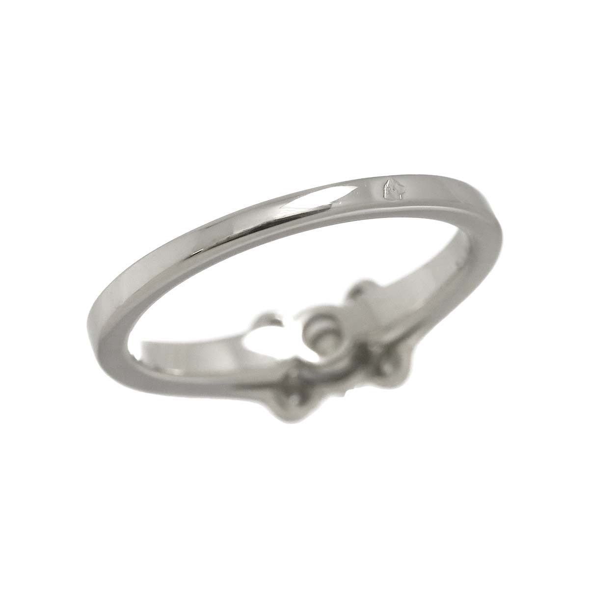 Ballerine Diamond 0.19ct E/VVS2/3EX Ring Pt Size48 4.5(US)