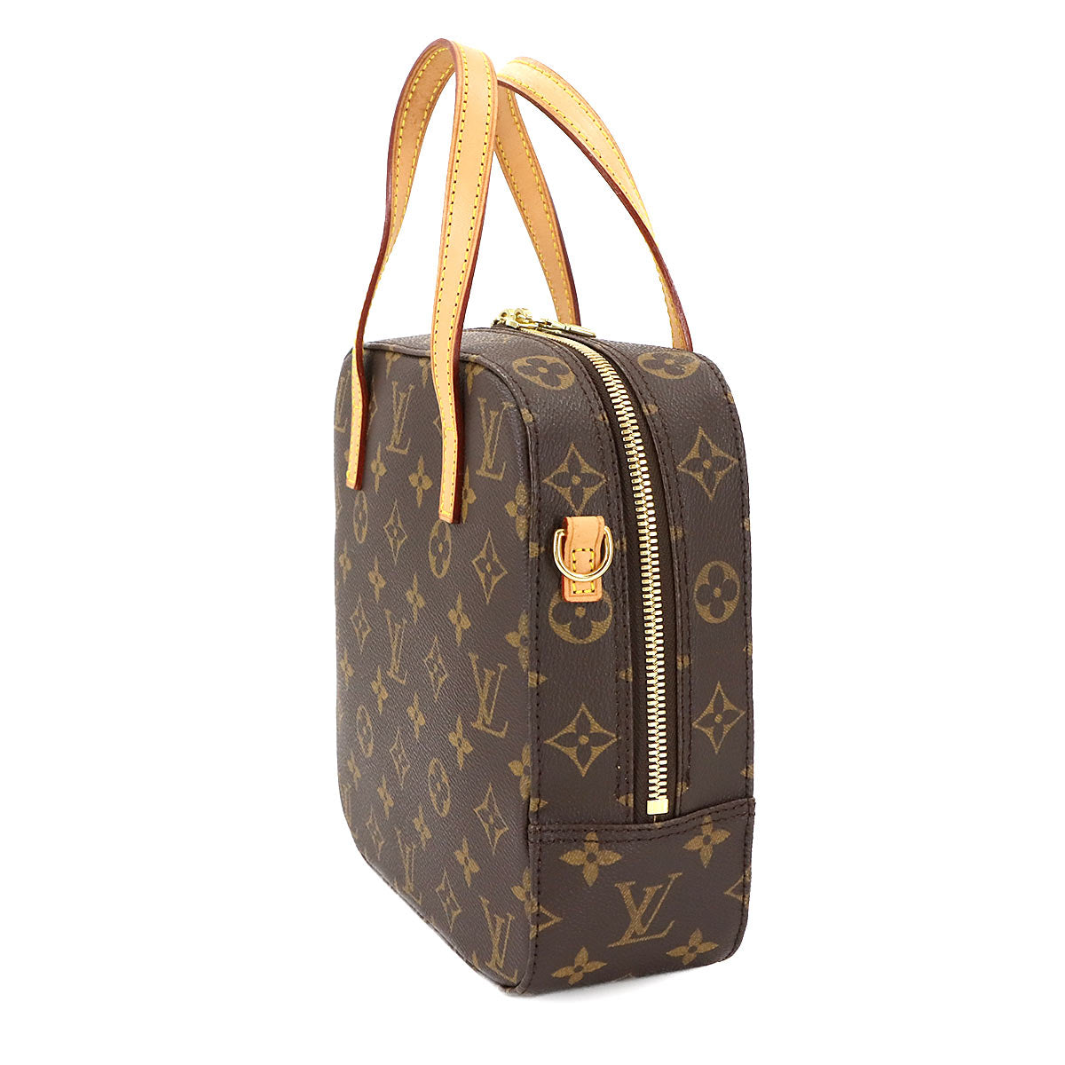 Monogram Spontini 2way Hand Shoulder Bag Brown M47500 90286228