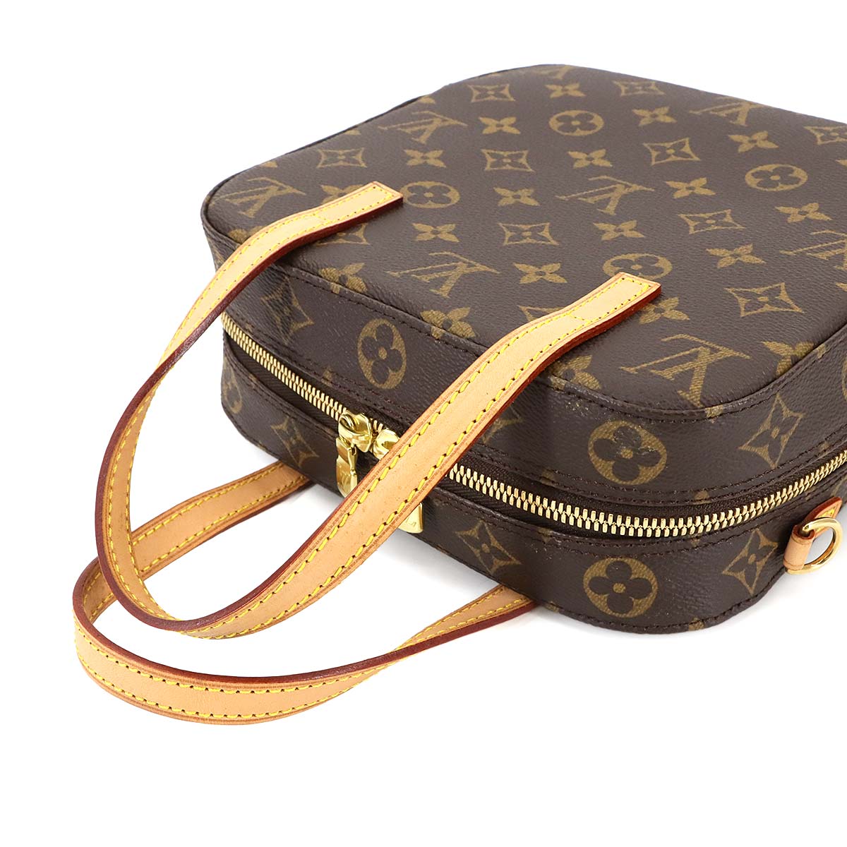 Monogram Spontini 2way Hand Shoulder Bag Brown M47500 90286228