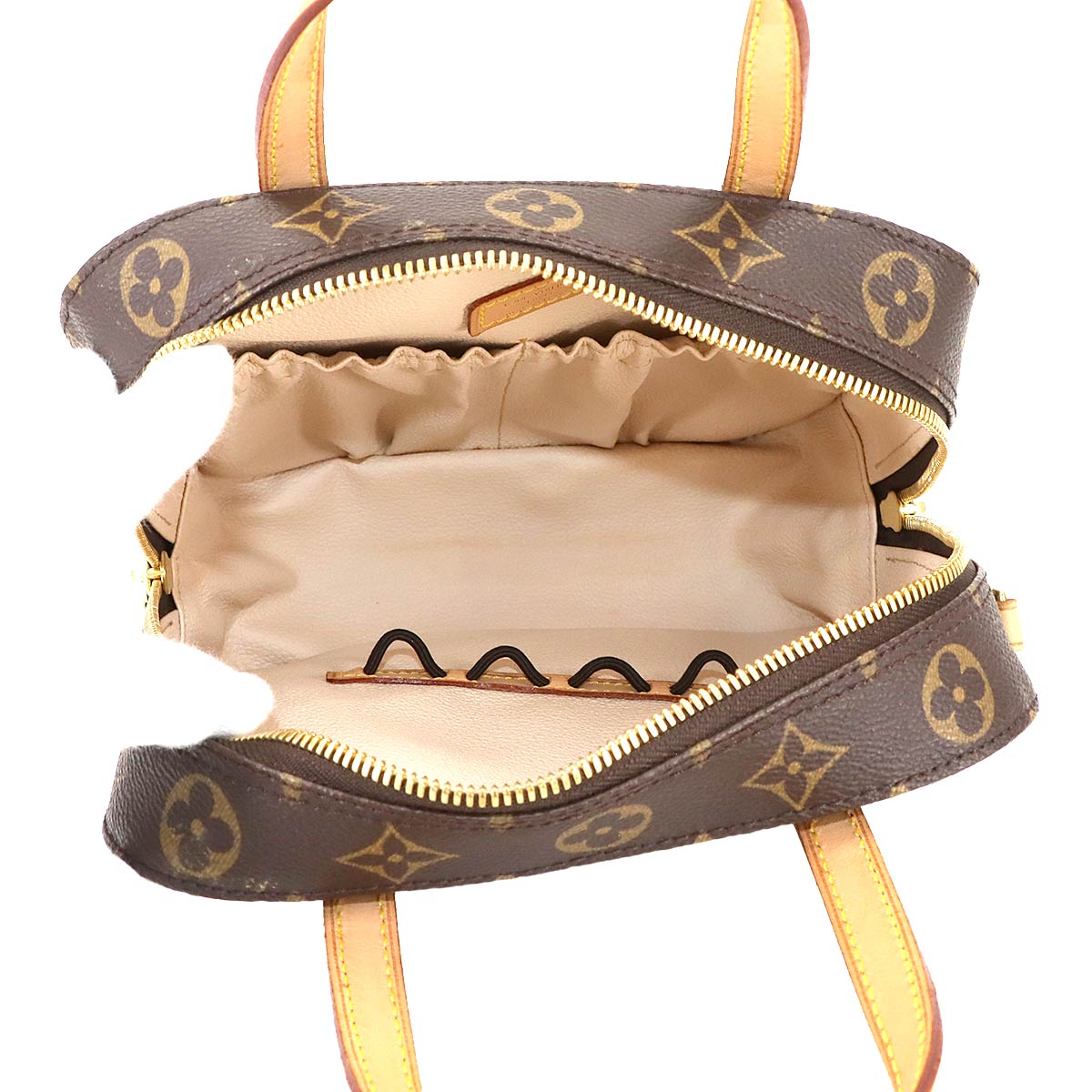 Monogram Spontini 2way Hand Shoulder Bag Brown M47500 90286228