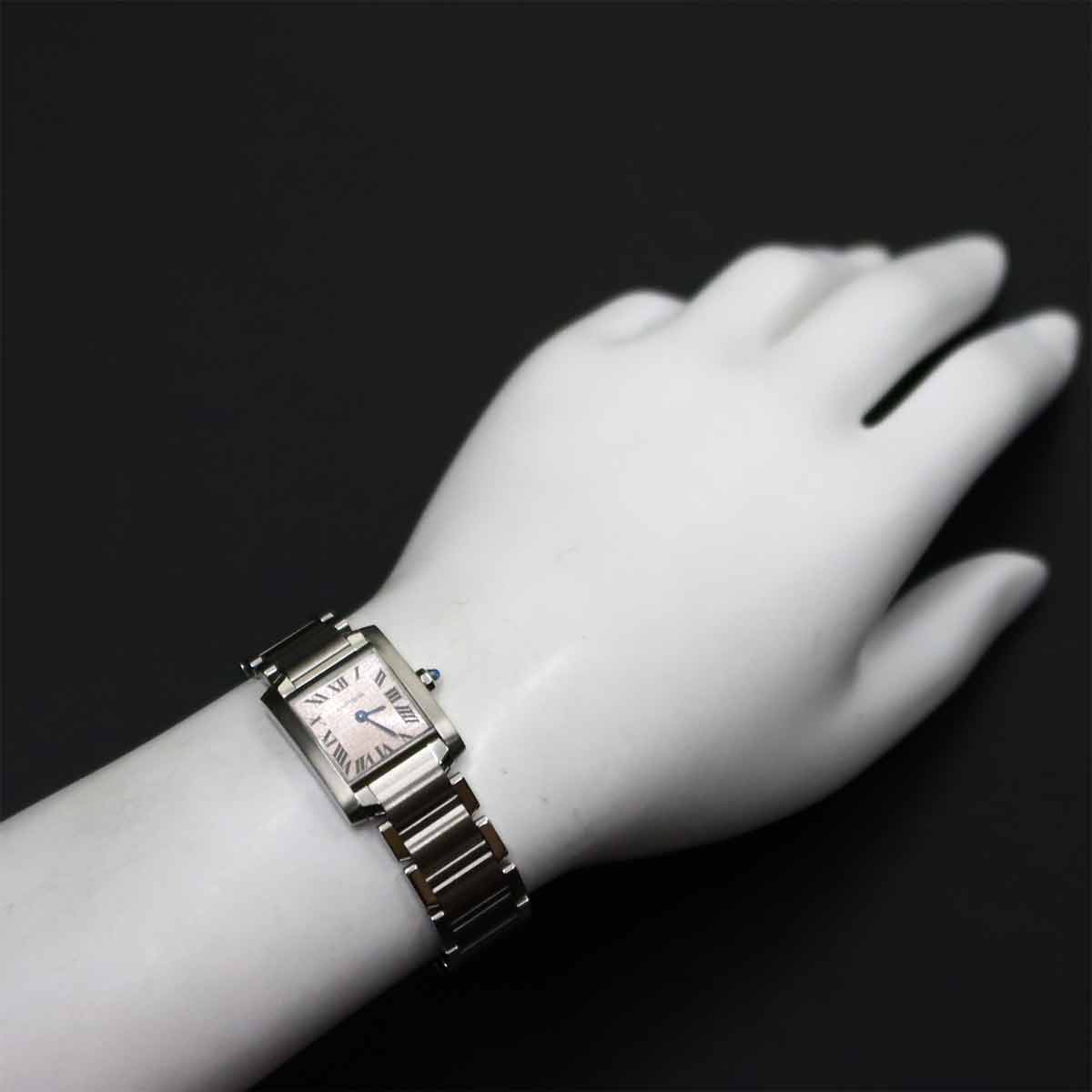 Tank Francaise SM W51008Q3 Quartz Silver Dial Ladies Watch