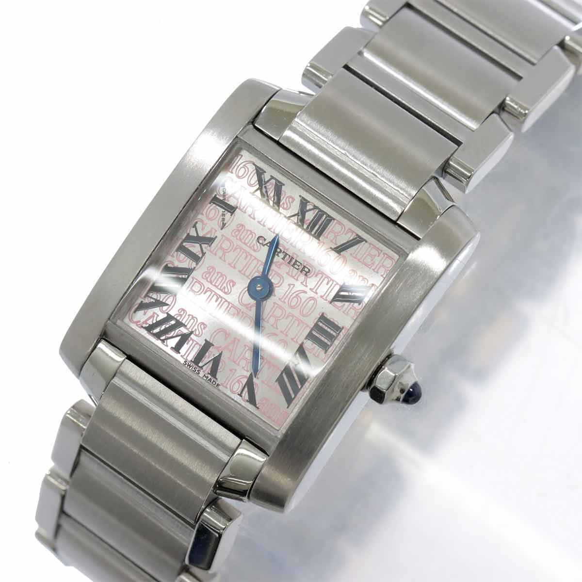Tank Francaise SM W51008Q3 Quartz Silver Dial Ladies Watch