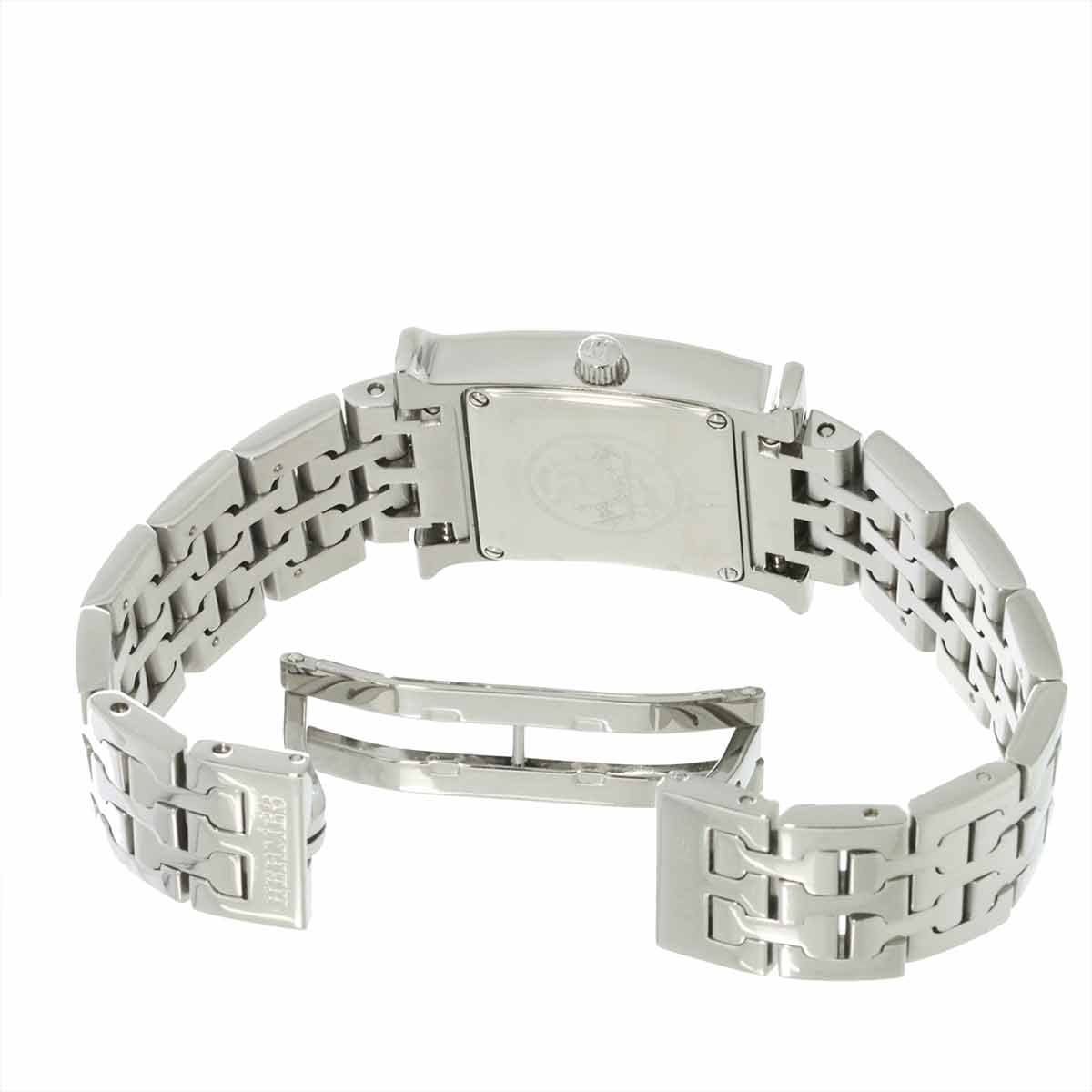 H Watch HH1 230 Bezel Diamond Quartz Silver Dial Ladies