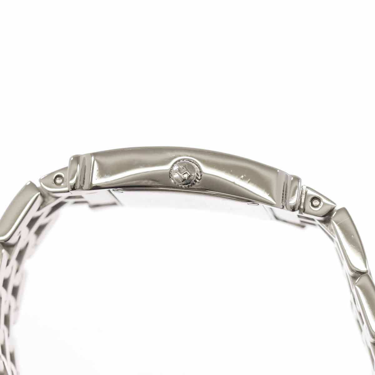 H Watch HH1 230 Bezel Diamond Quartz Silver Dial Ladies