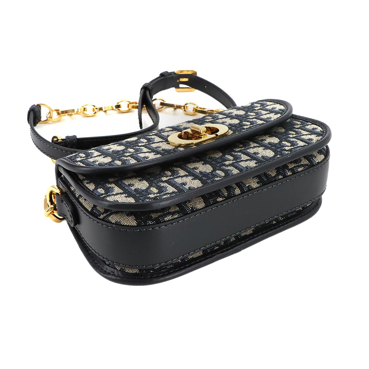 Oblique 30 Montaigne Avenue Small Shoulder Bag Canvas