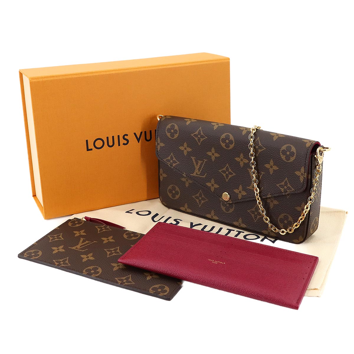 Monogram Felicie Pochette Wallet Brown M81896 Purse