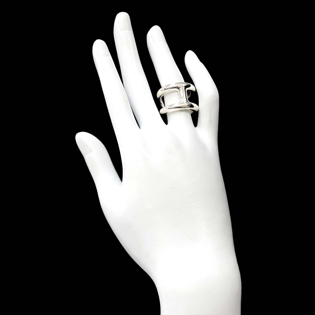 HERMES Ring Silver 925 Size51 5.75-6(US)