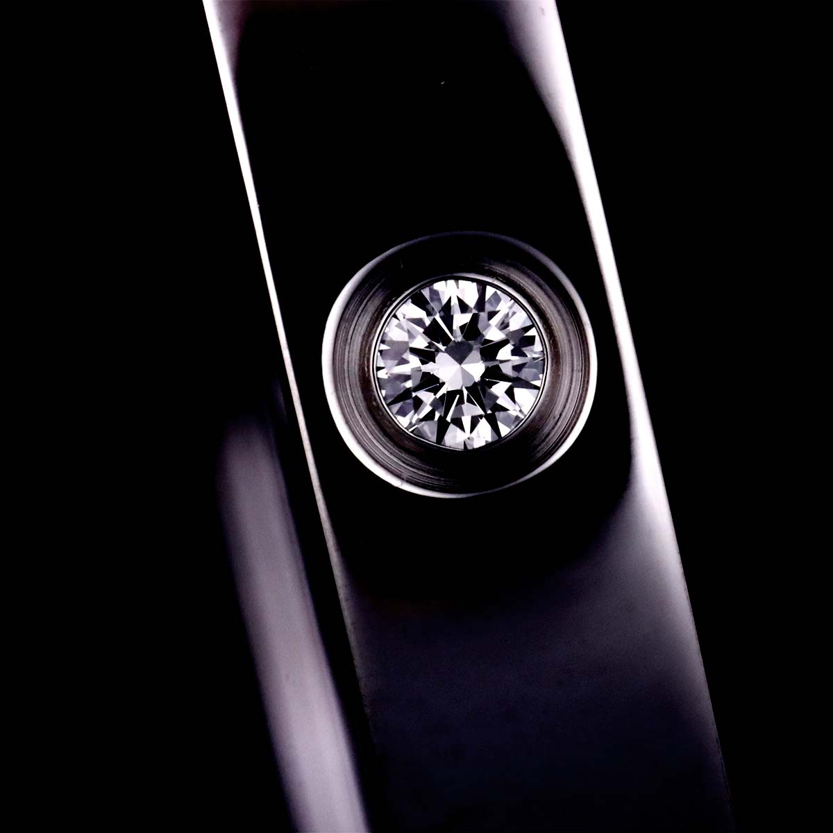 Love Bracelet Full Diamond Bangle 18K WG 750 Size16