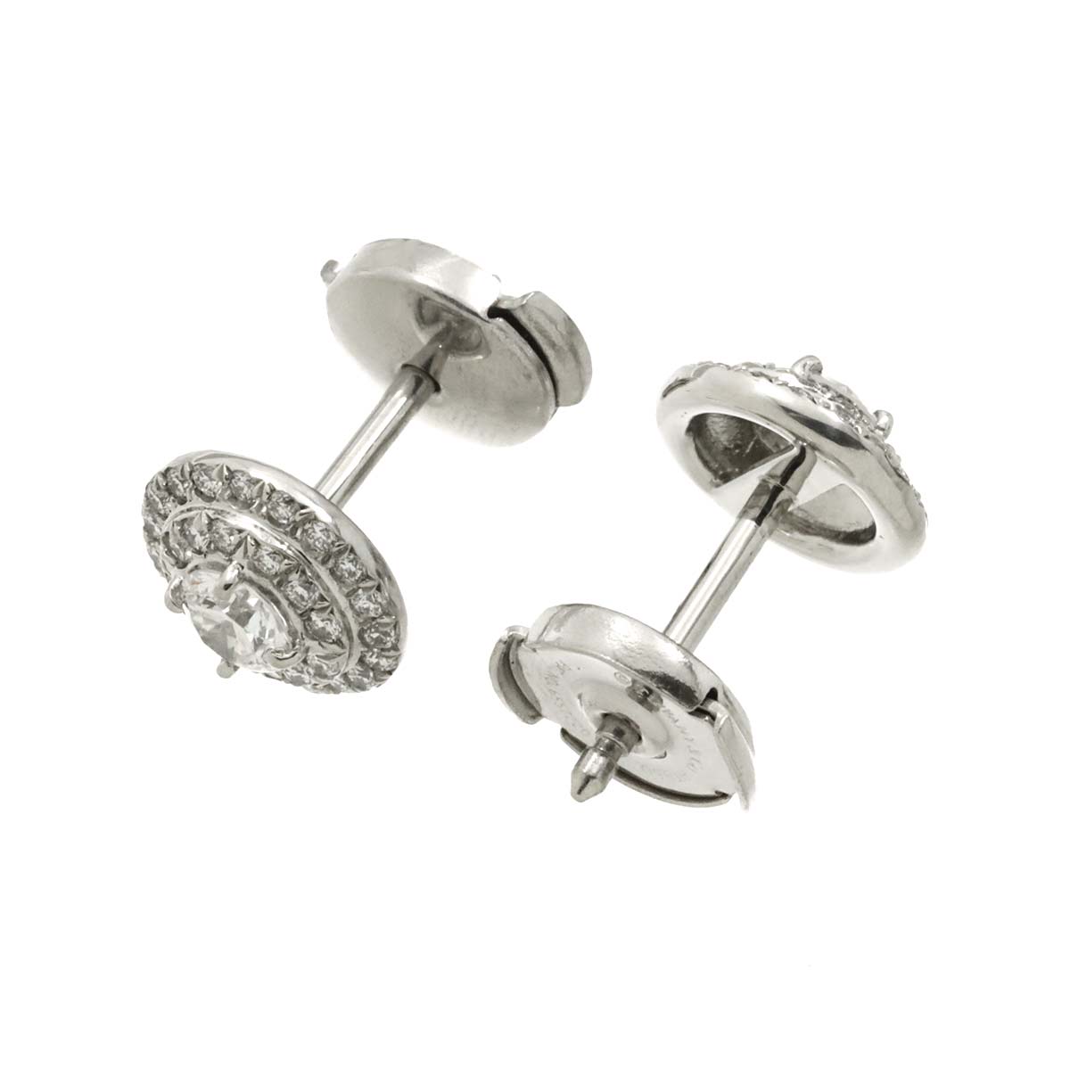 Solest Diamond Earrings Pierced Pt