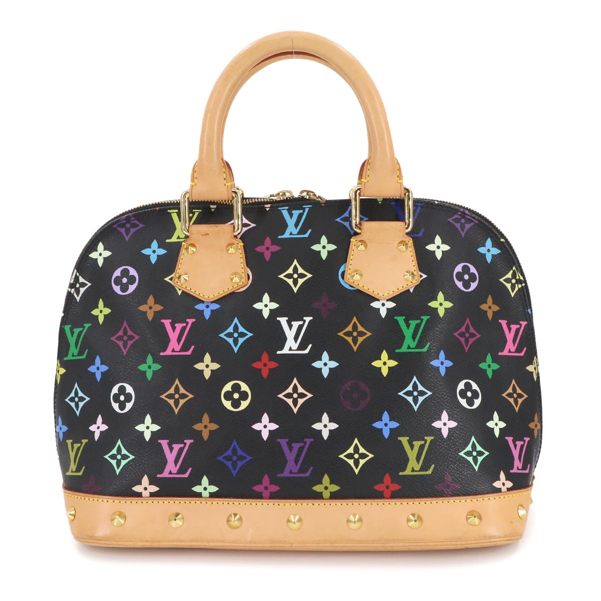 Monogram Multi color Alma Hand Bag Noir M92646 Black