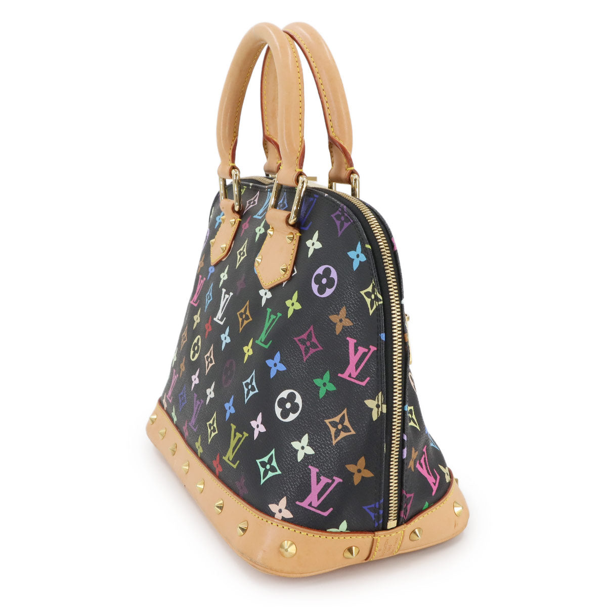 Monogram Multi color Alma Hand Bag Noir M92646 Black