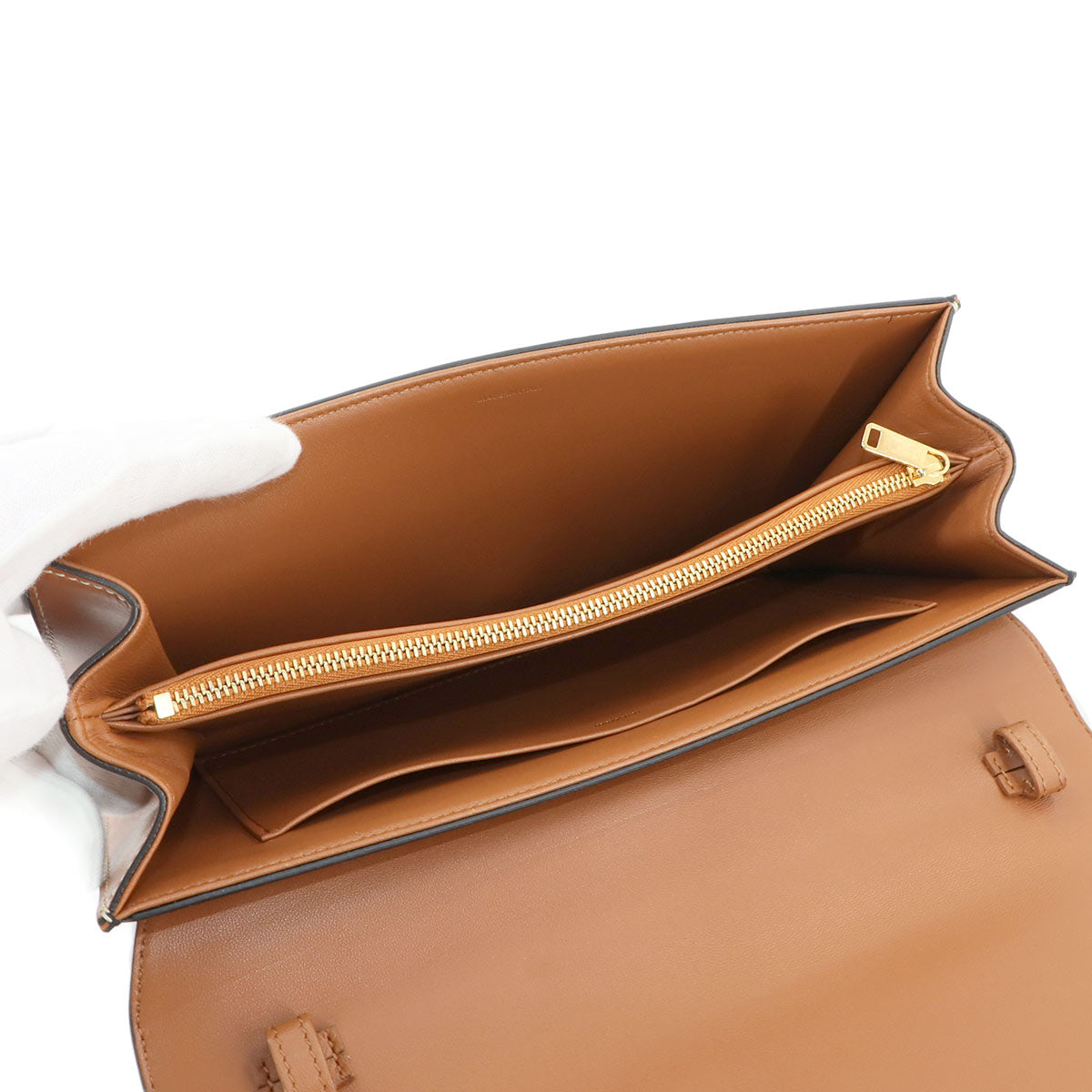 Triomphe Trapeze Shoulder Clutch Bag PVC Leather Black 199282CUZ