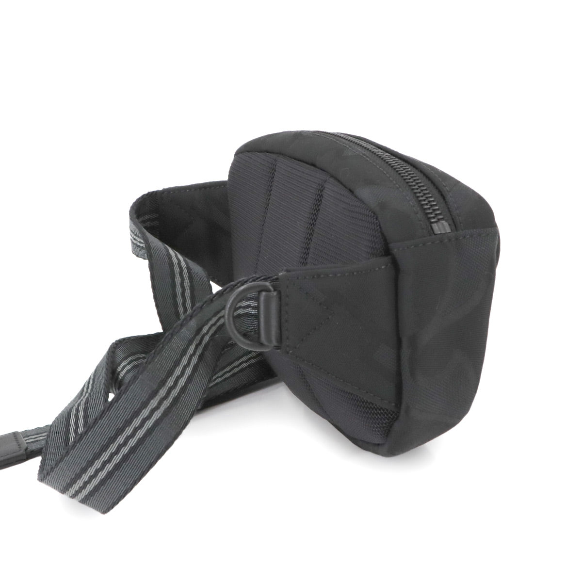 Crossbody Bag Nylon Leather Black 8032395 Logos Purse