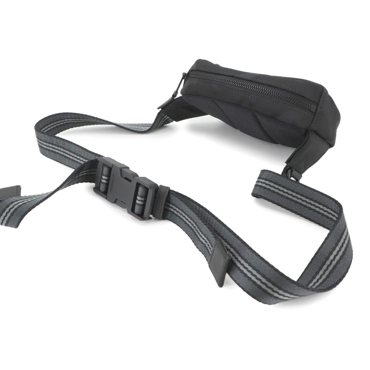 Crossbody Bag Nylon Leather Black 8032395 Logos Purse