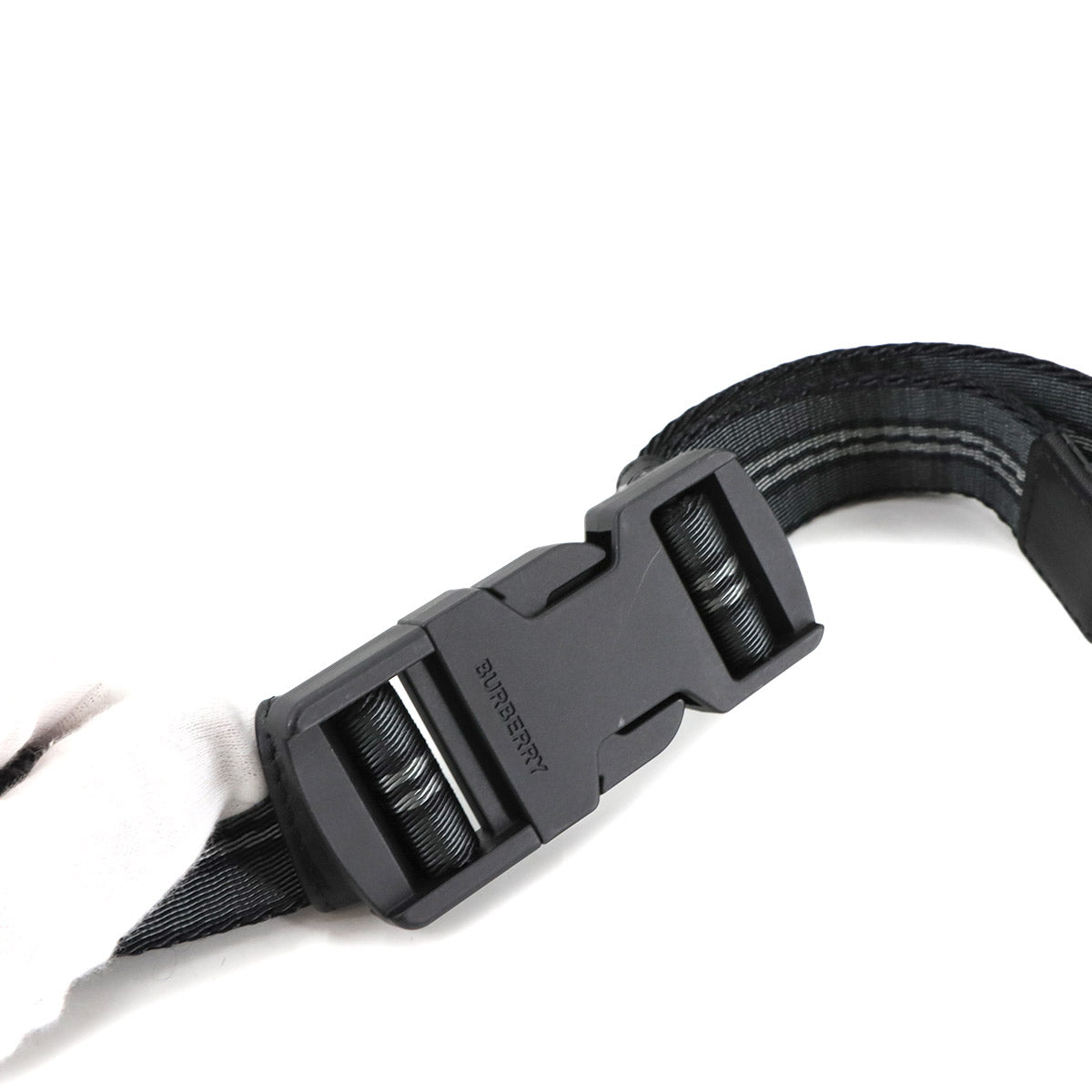 Crossbody Bag Nylon Leather Black 8032395 Logos Purse