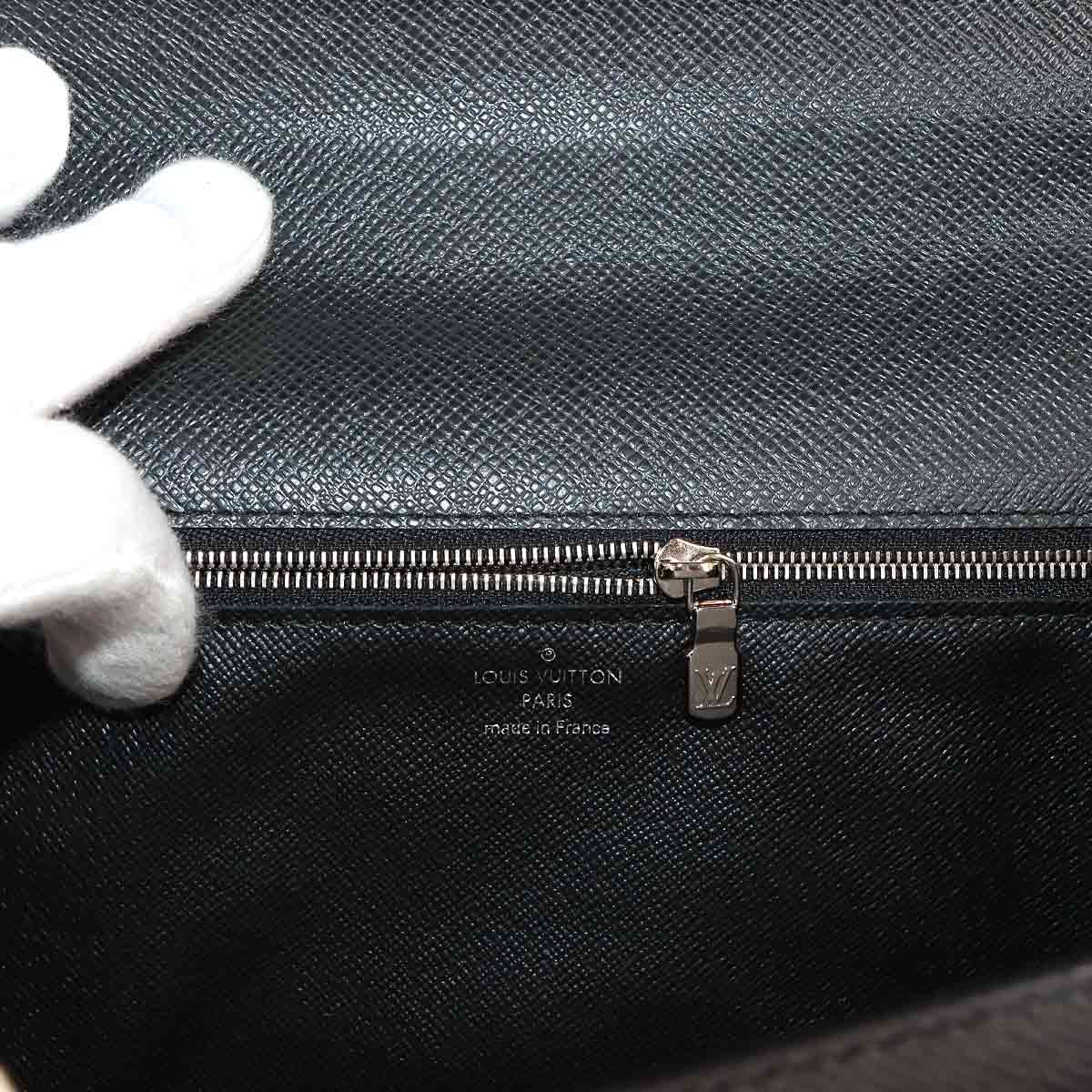 Taiga Monceau 28 Hand Shoulder Bag Leather Ardoise M32002 90286637