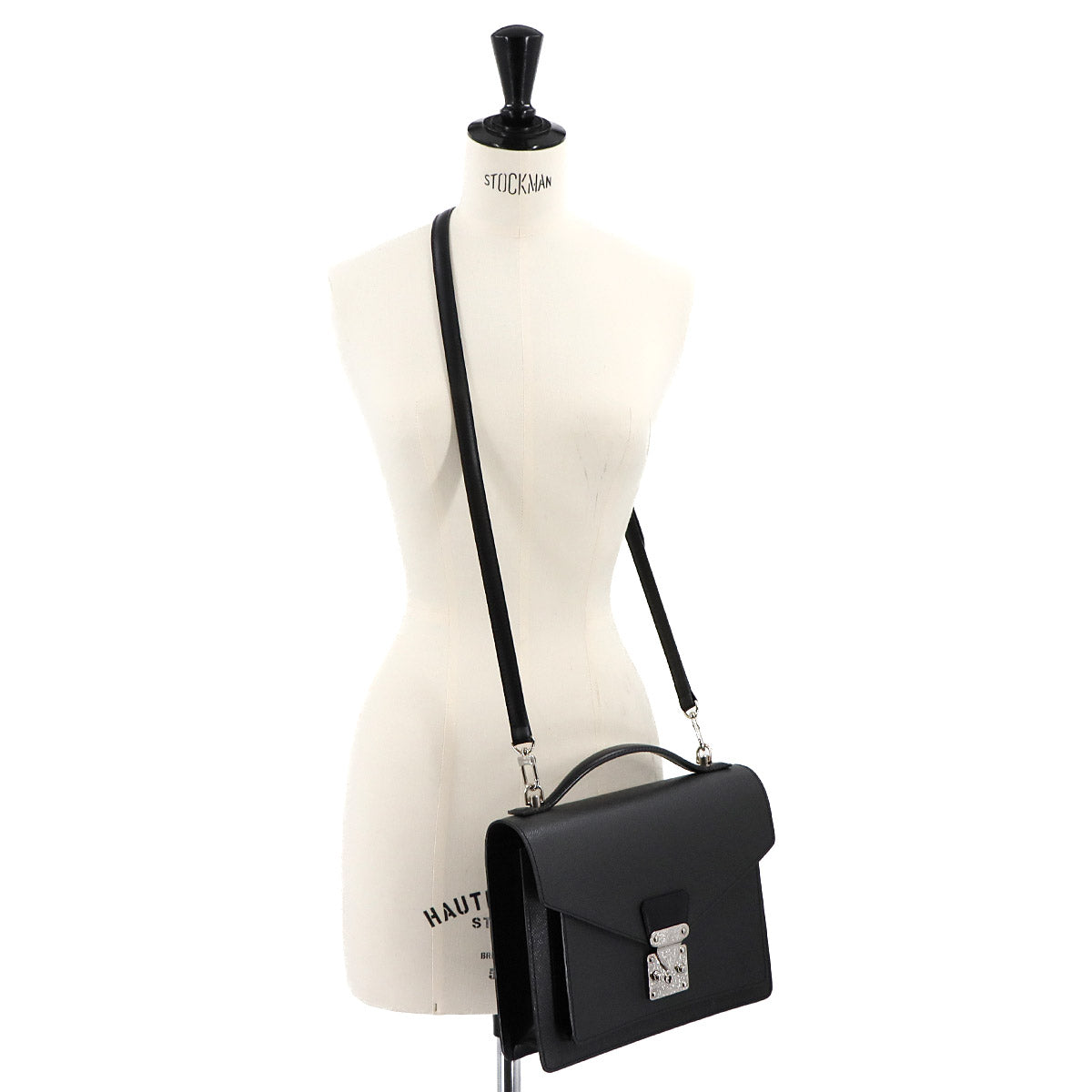 Taiga Monceau 28 Hand Shoulder Bag Leather Ardoise M32002 90286637