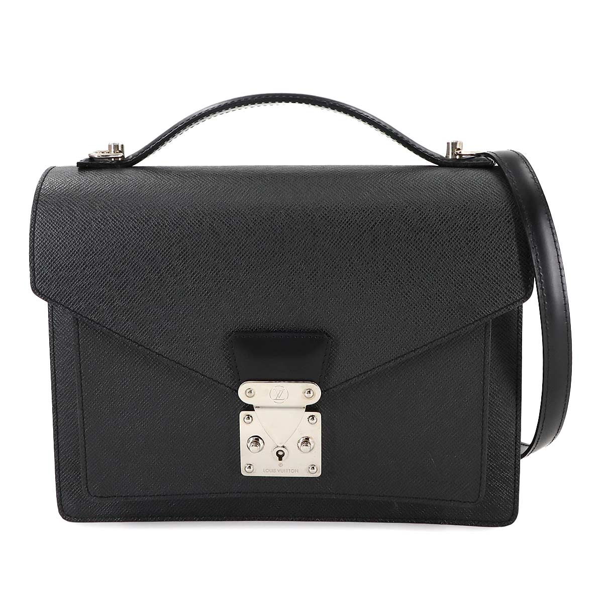 Taiga Monceau 28 Hand Shoulder Bag Leather Ardoise M32002 90286637