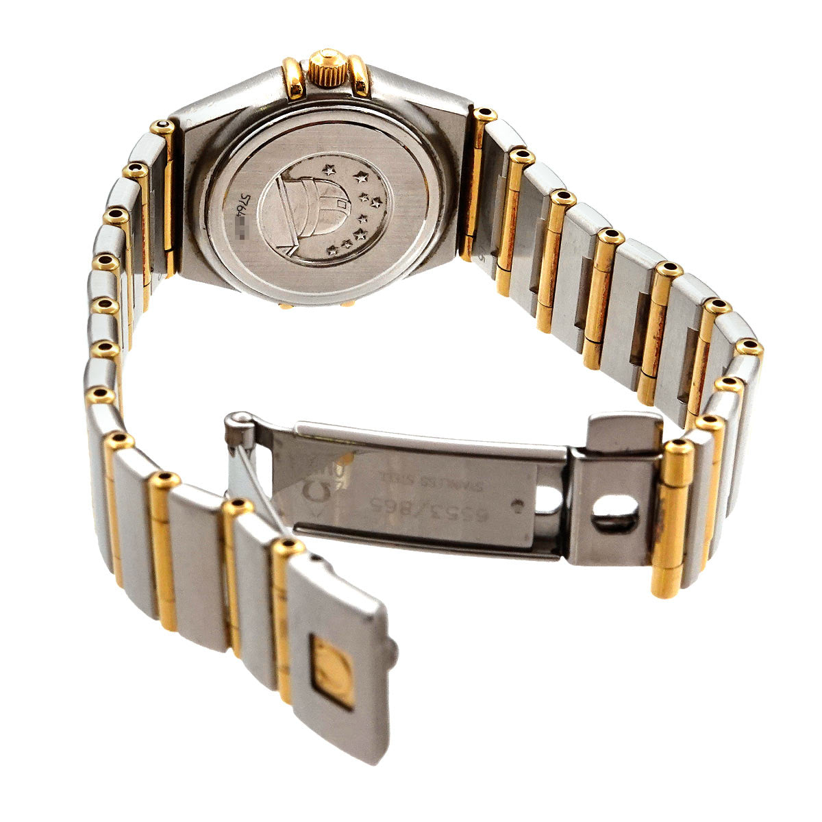 Constellation Mini 1262.15 750 YG Quartz 12P Diamond Ladies