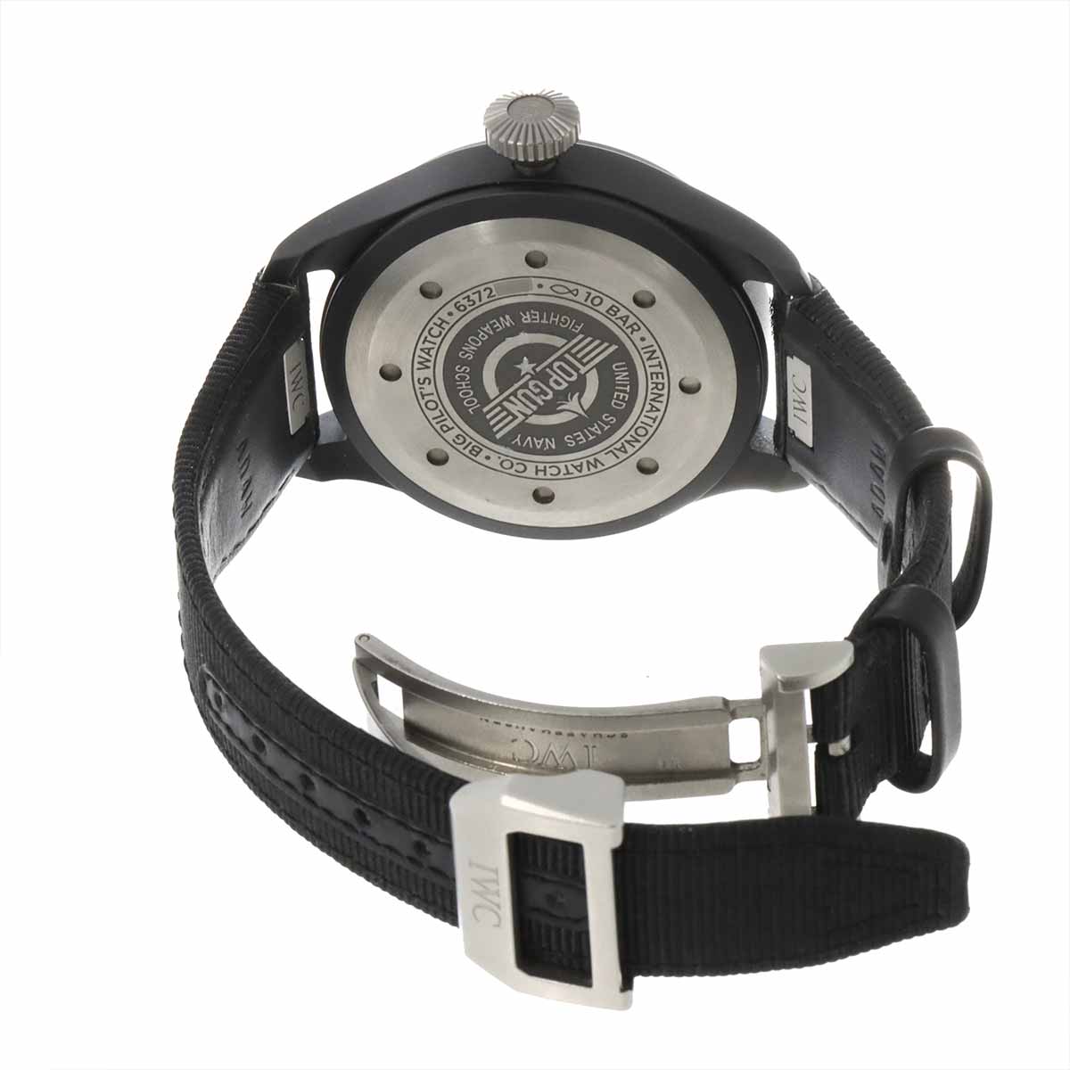 Big Pilot Watch Top Gun IW329801 Automatic Black Dial Mens Watch