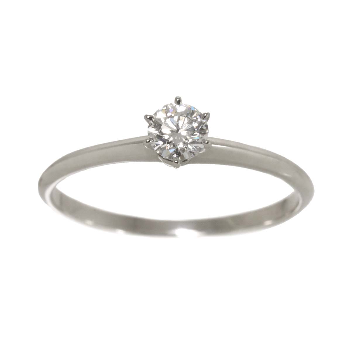 Diamond 0.35ct Ring Pt Platinum Size8.75(US)