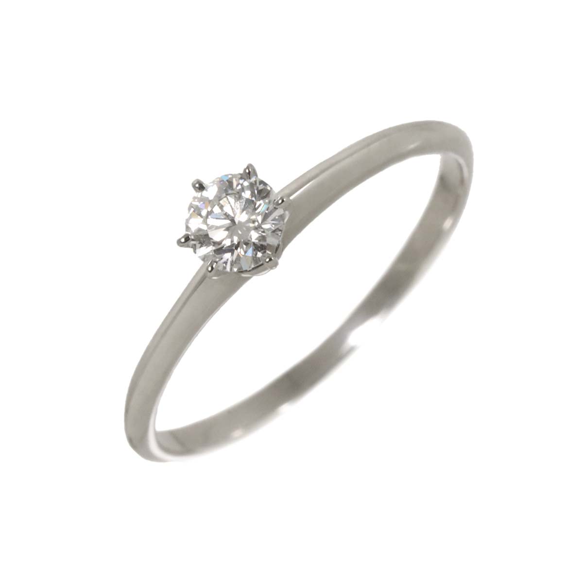 Diamond 0.35ct Ring Pt Platinum Size8.75(US)