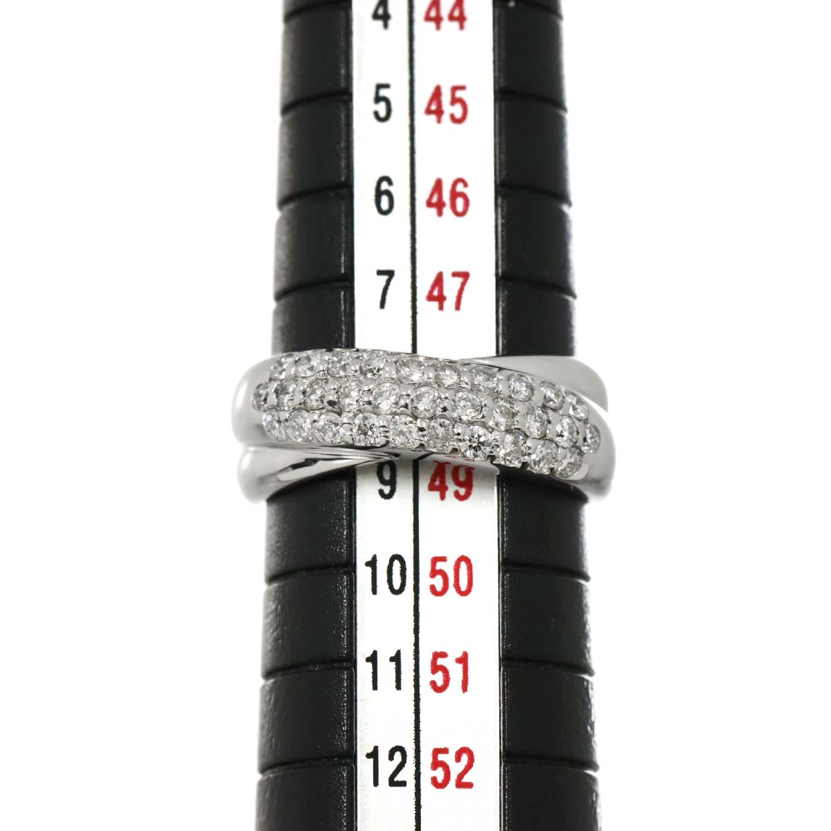 Ponte Vecchio Diamond 0.50ct Ring 18K WG 750 Size4.5(US)