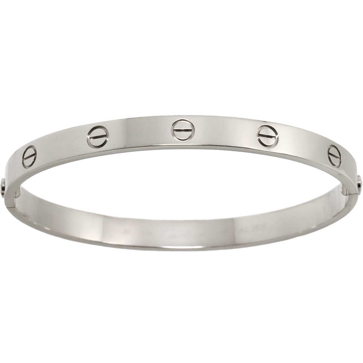 Love Bracelet Bangle 18K WG 750 Size19