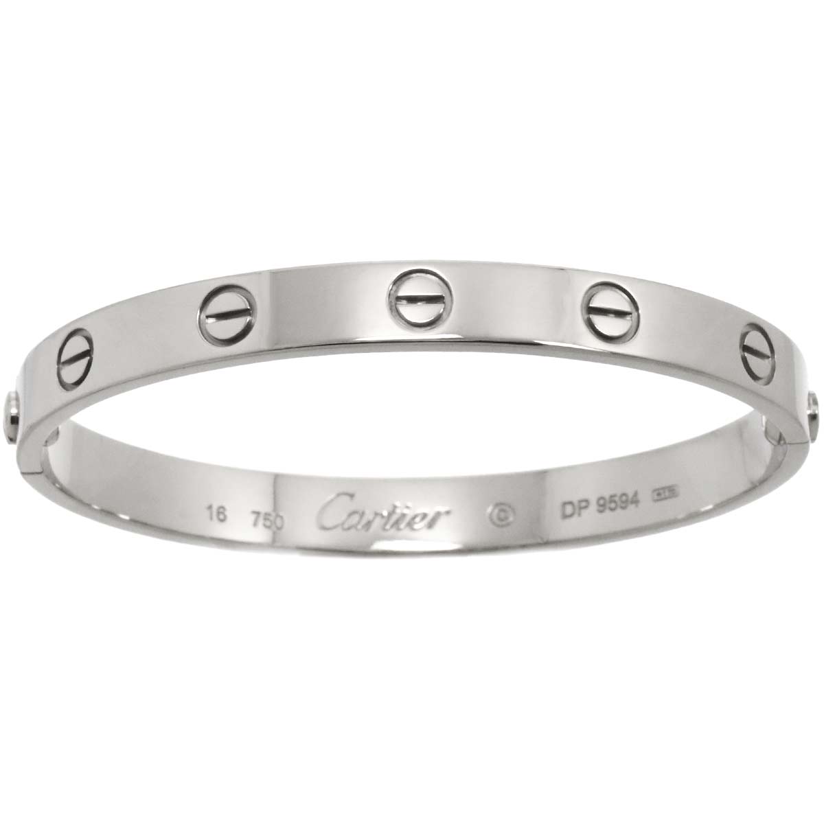 Love Bracelet 18K White Gold 750 Size16