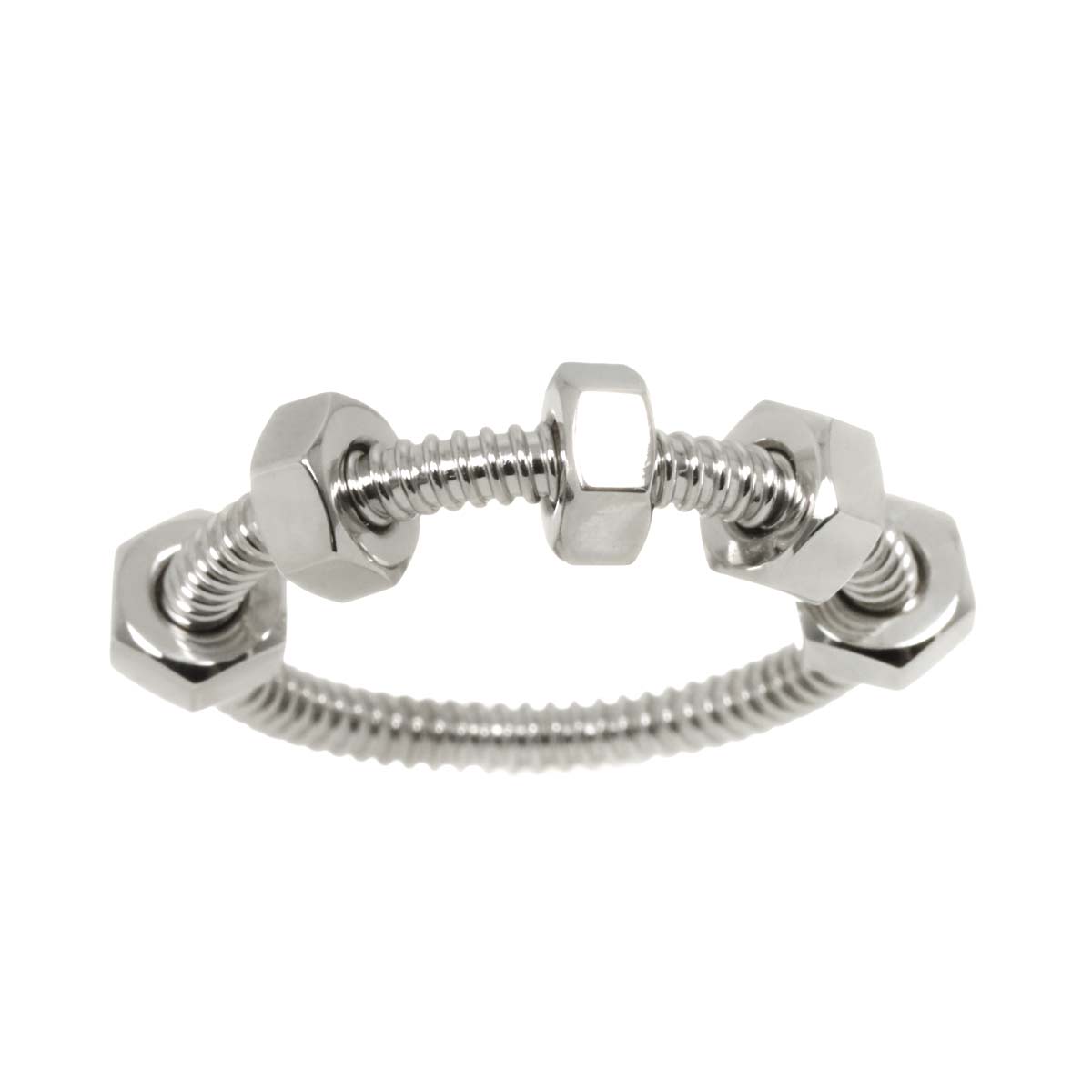 Ecrou de Ring 18K White Gold 750 size54 6.5-6.75(US)