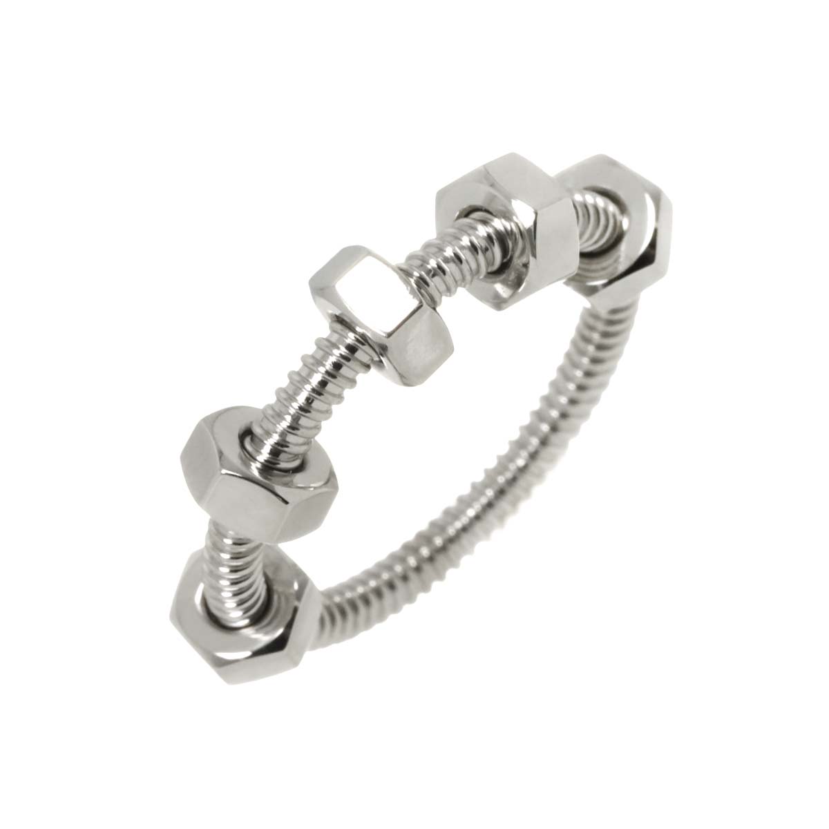 Ecrou de Ring 18K White Gold 750 size54 6.5-6.75(US)