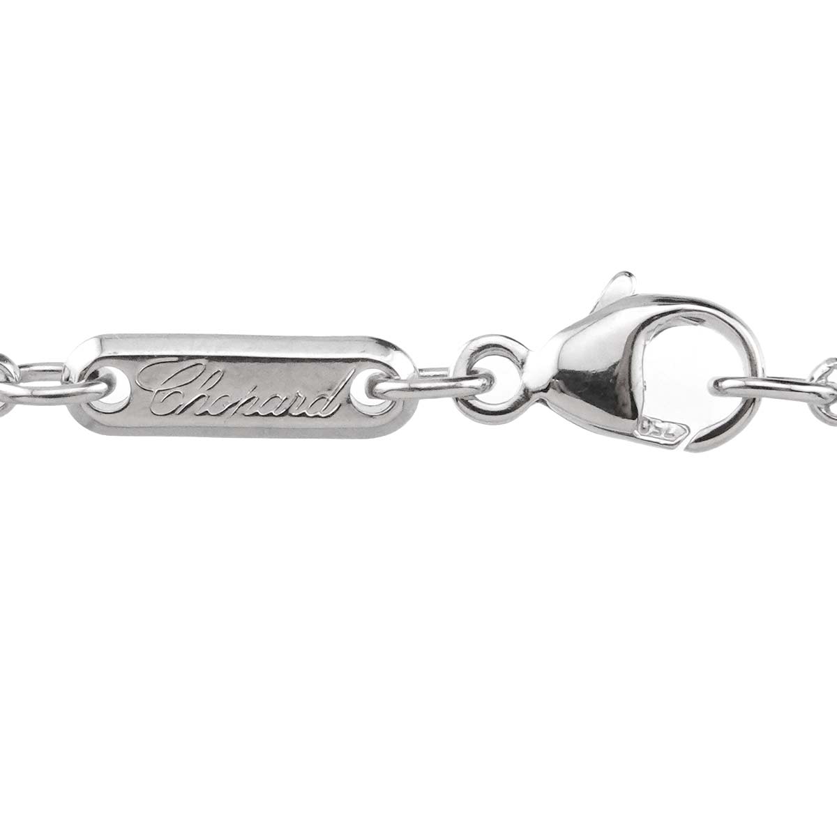 Happy Diamond Necklace 18K White Gold 750