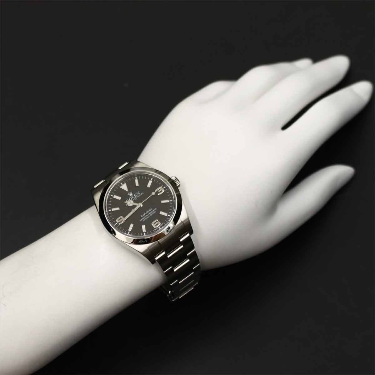 Explorer I 214270 Serial Random Automatic Black Dial Mens