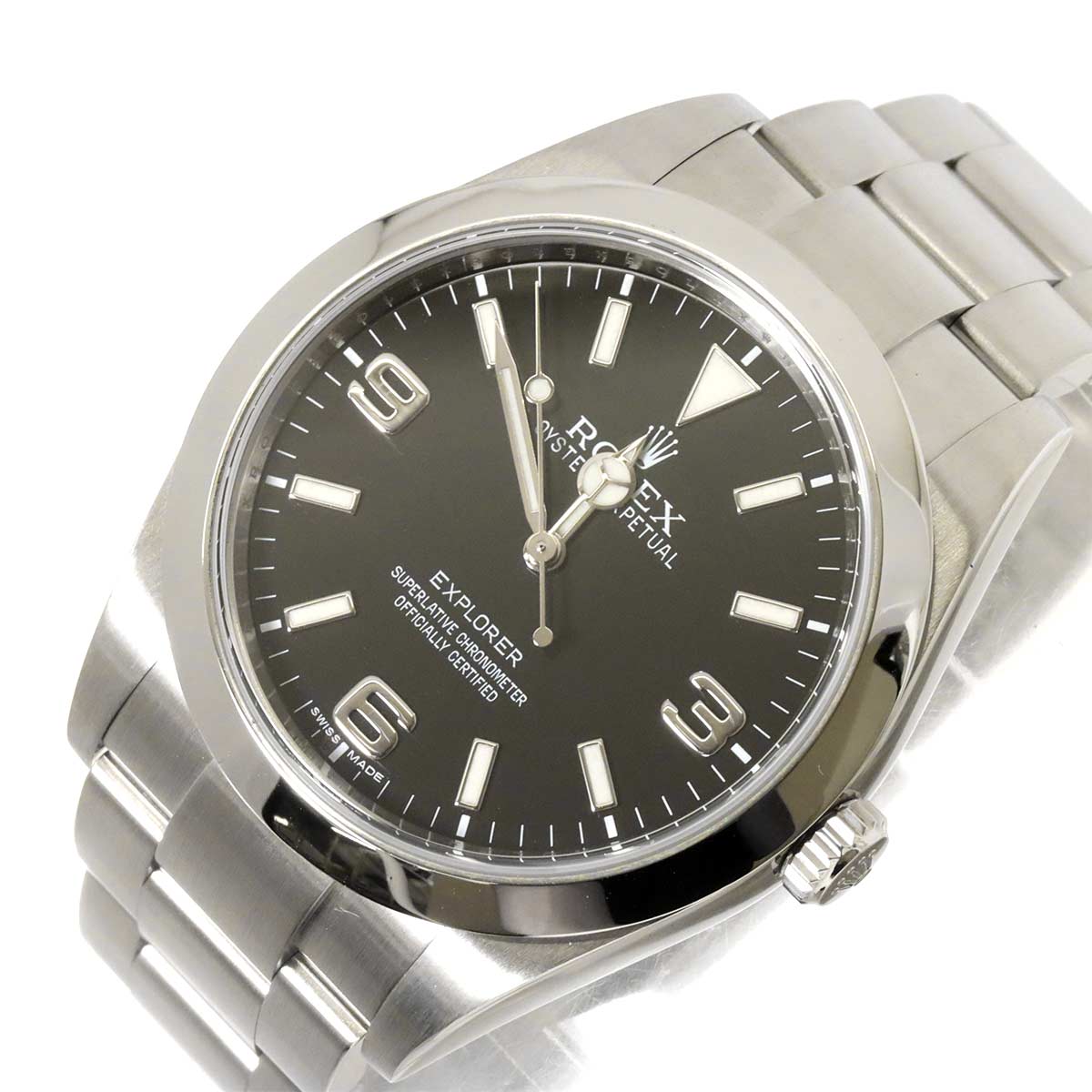 Explorer I 214270 Serial Random Automatic Black Dial Mens