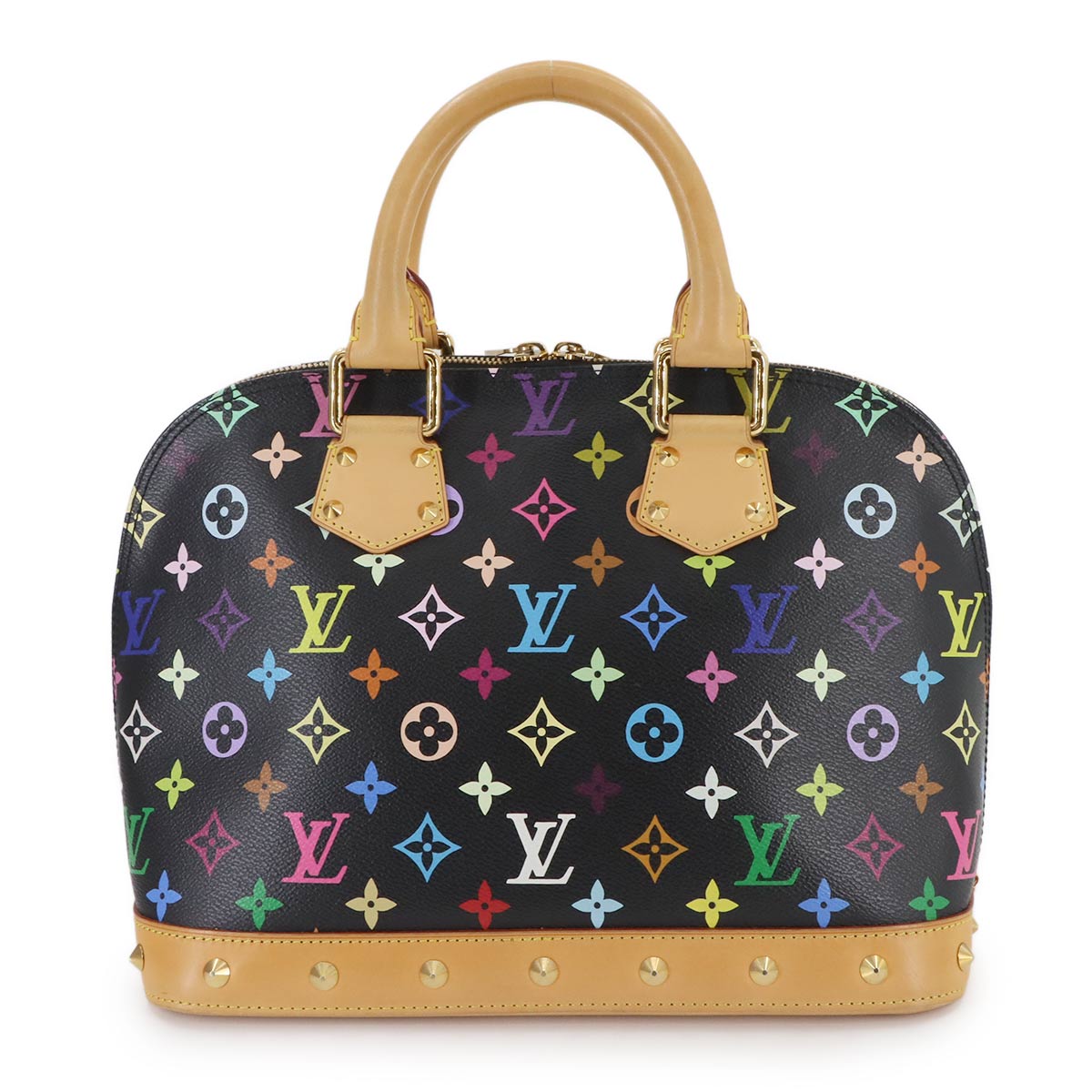 Monogram Multi color Alma Hand Bag Noir M92646 Black