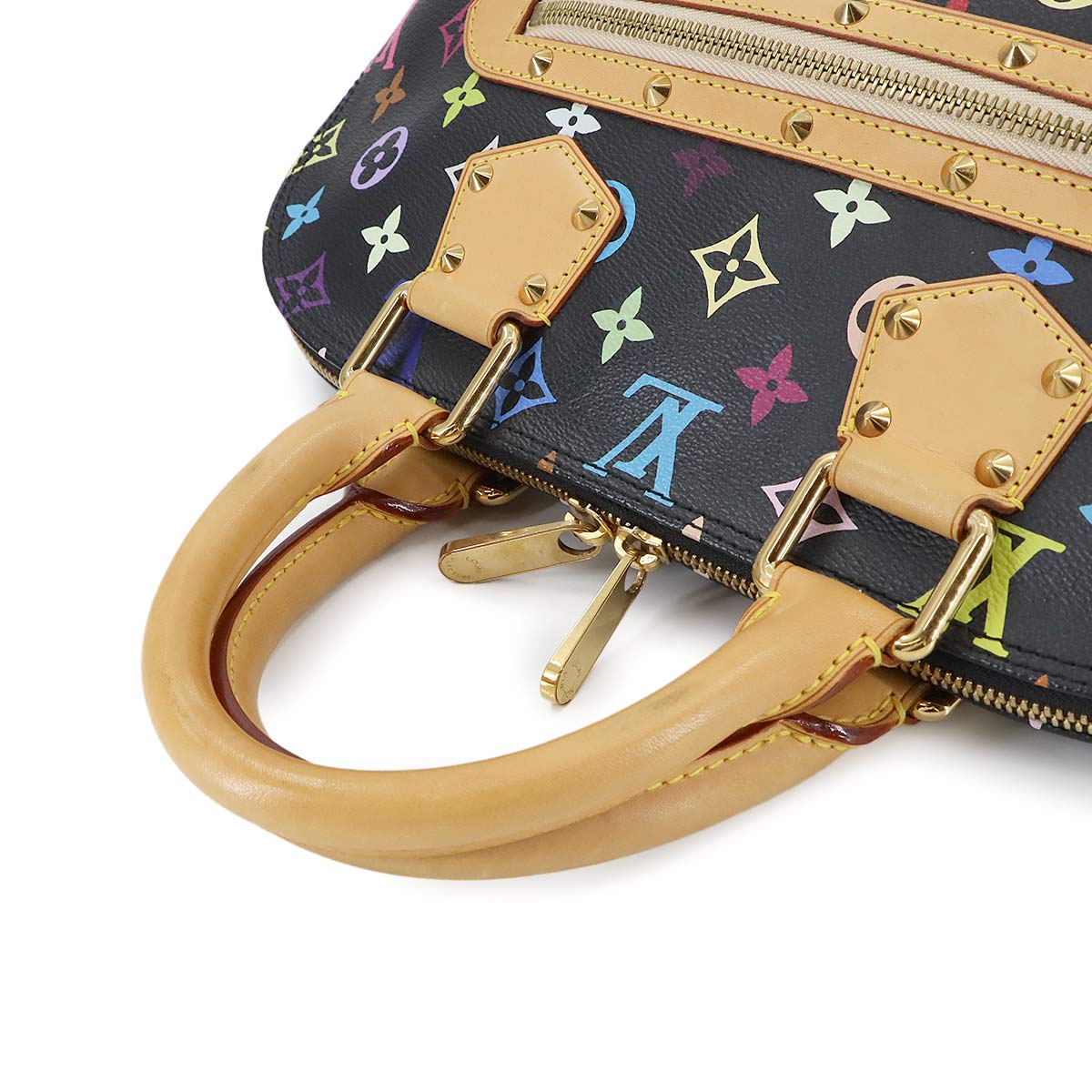Monogram Multi color Alma Hand Bag Noir M92646 Black