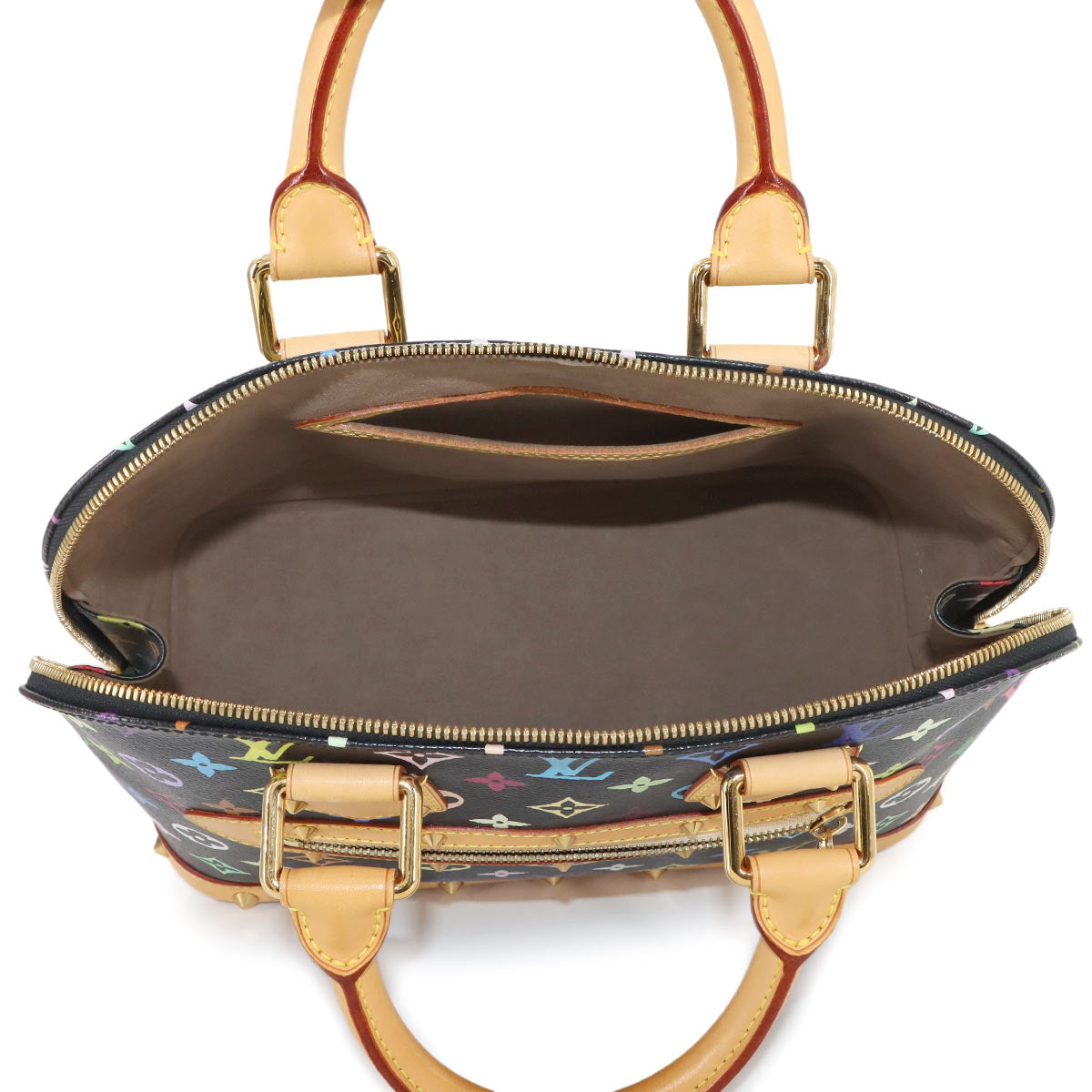 Monogram Multi color Alma Hand Bag Noir M92646 Black