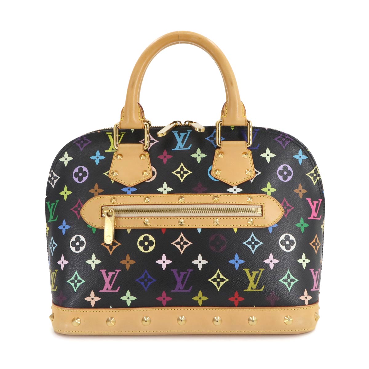 Monogram Multi color Alma Hand Bag Noir M92646 Black