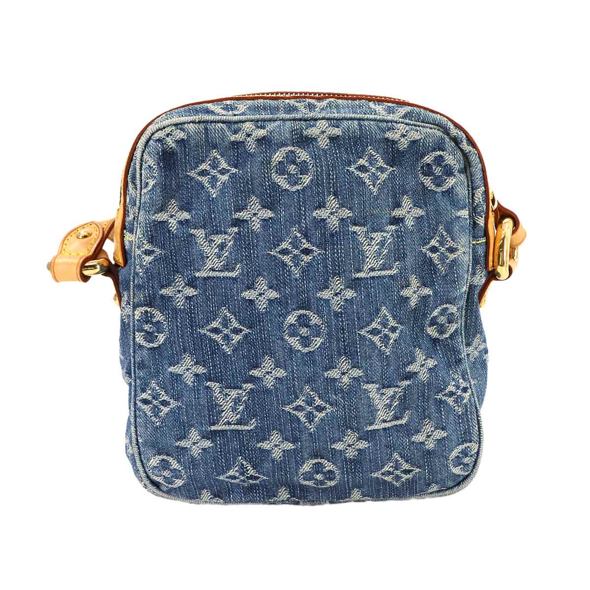 Monogram Denim Camera Bag Shoulder Bag Blue M95348 Purse 90286952